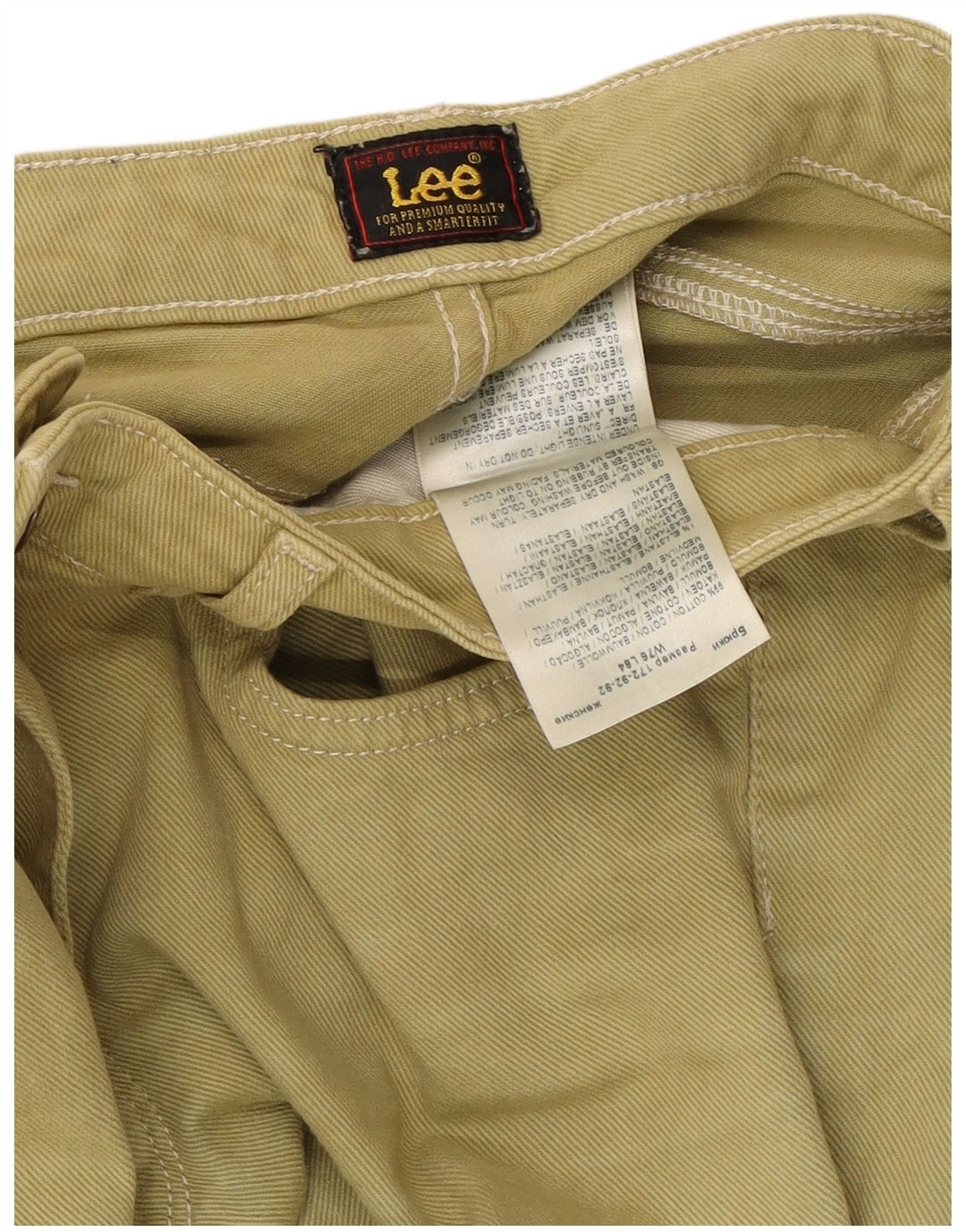 Lee Womens Carol Straight Jeans W30 L26 Algodão Verde