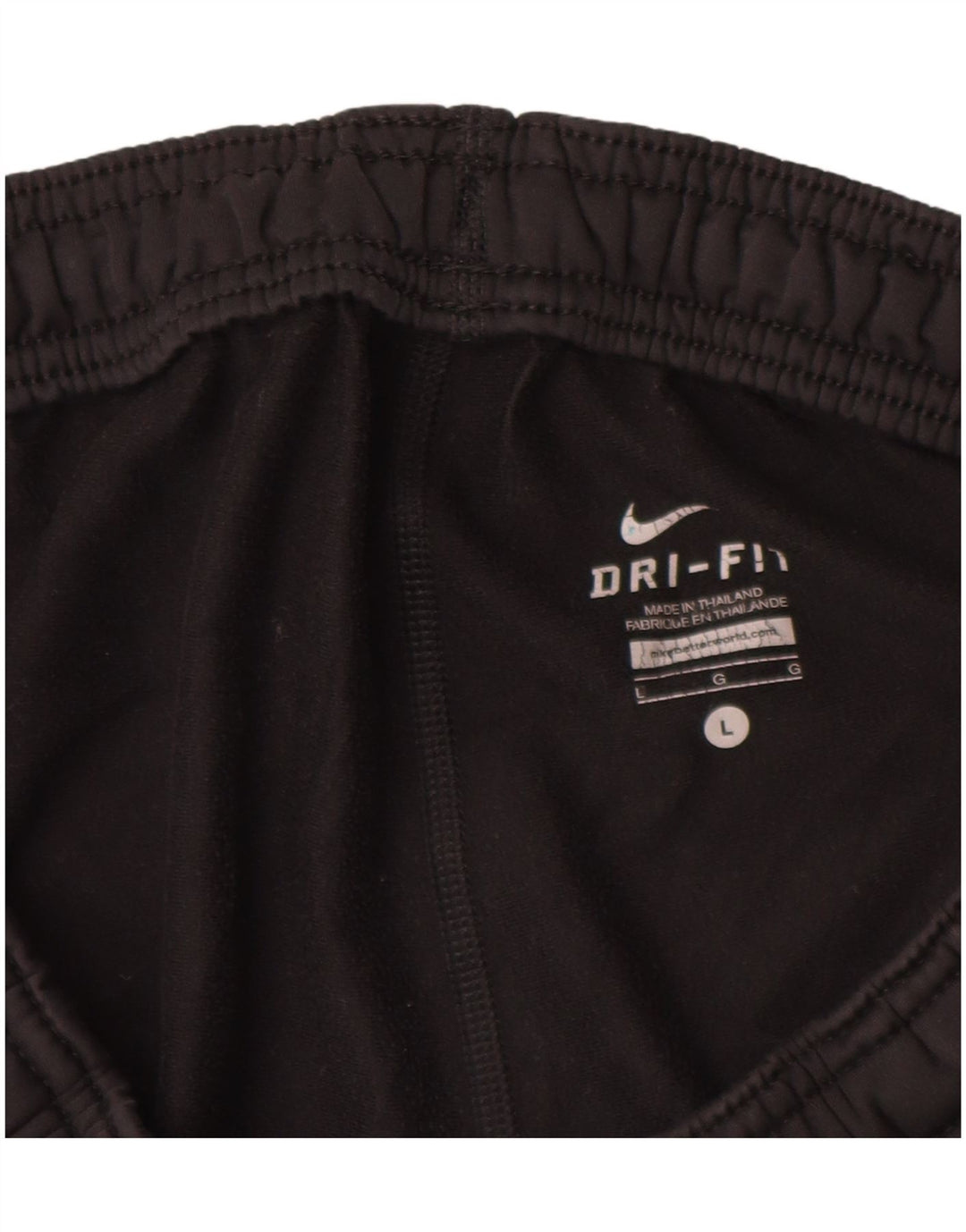 Calça de treino masculina Nike Dri Fit grande poliéster preto
