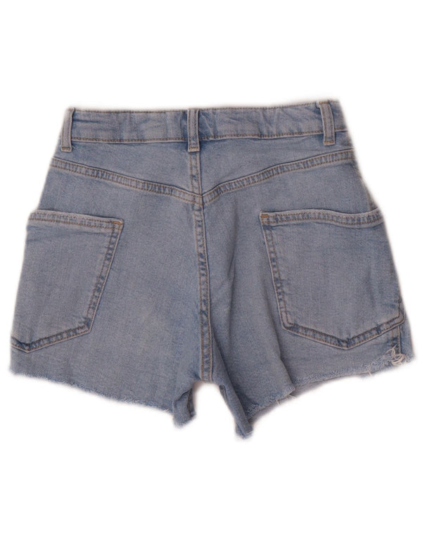 ZARA Shorts jeans para meninas 13-14 anos W24 Azul