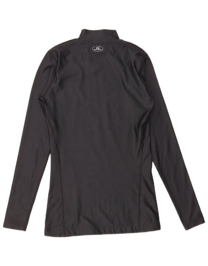 Under Armour Mens Cold Gear Top manga longa poliéster preto médio
