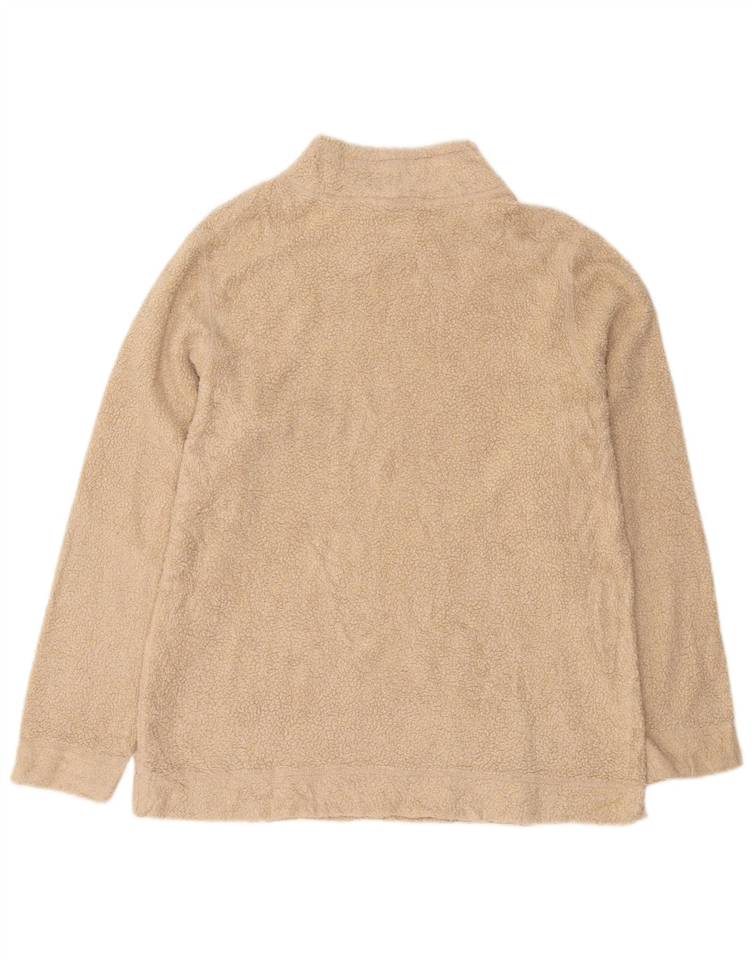 L.L.Bean Suéter de lã feminino UK 14 Acrílico bege médio