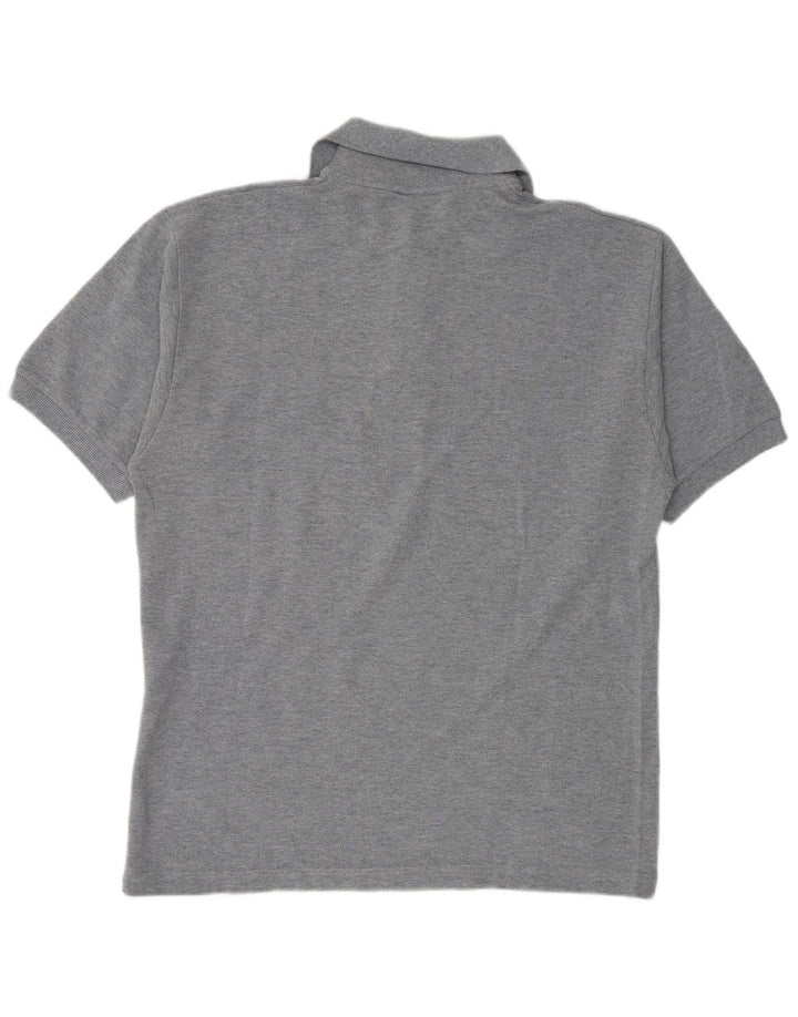 Camisa polo masculina Asics azul médio