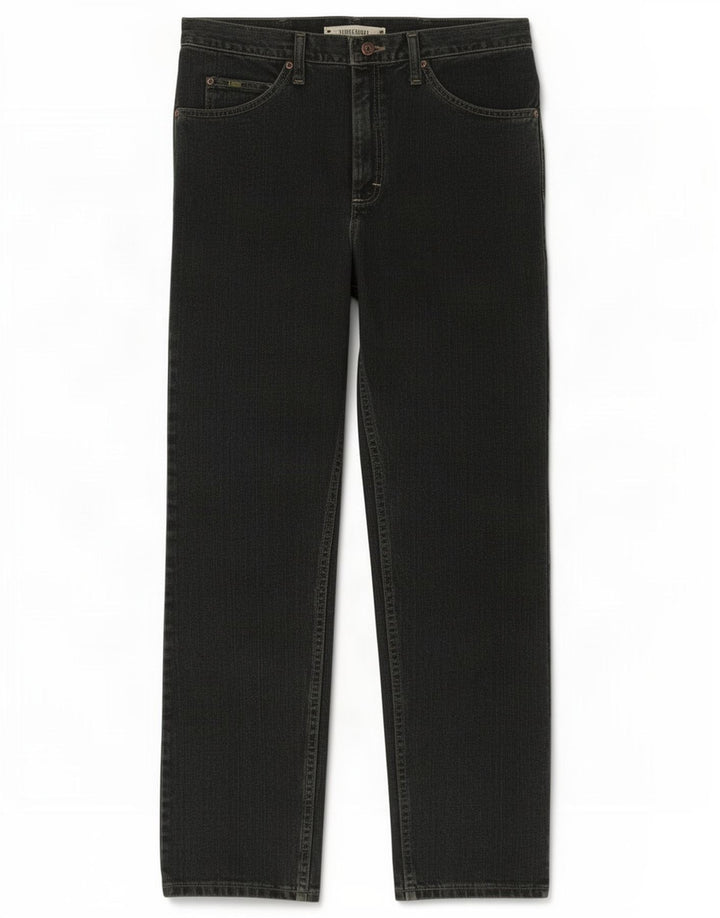 Lee Mens Regular Fit Straight Jeans W34 L32 Azul Marinho Algodão
