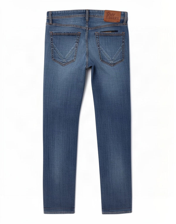 Roy Rogers Mens Slim Jeans W34 L29 Blue Cotton