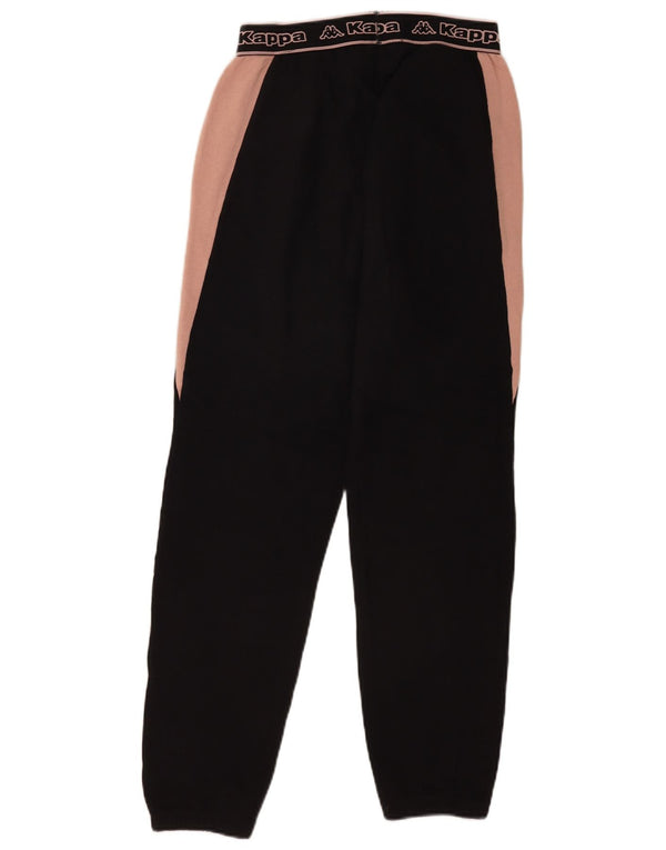Kappa Womens Tracksuit Trousers Joggers  W28 L27 Black Colourblock Sports