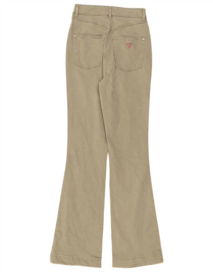 Guess Calça Jeans Feminina Cintura Alta Bootcut W25 L31 Verde