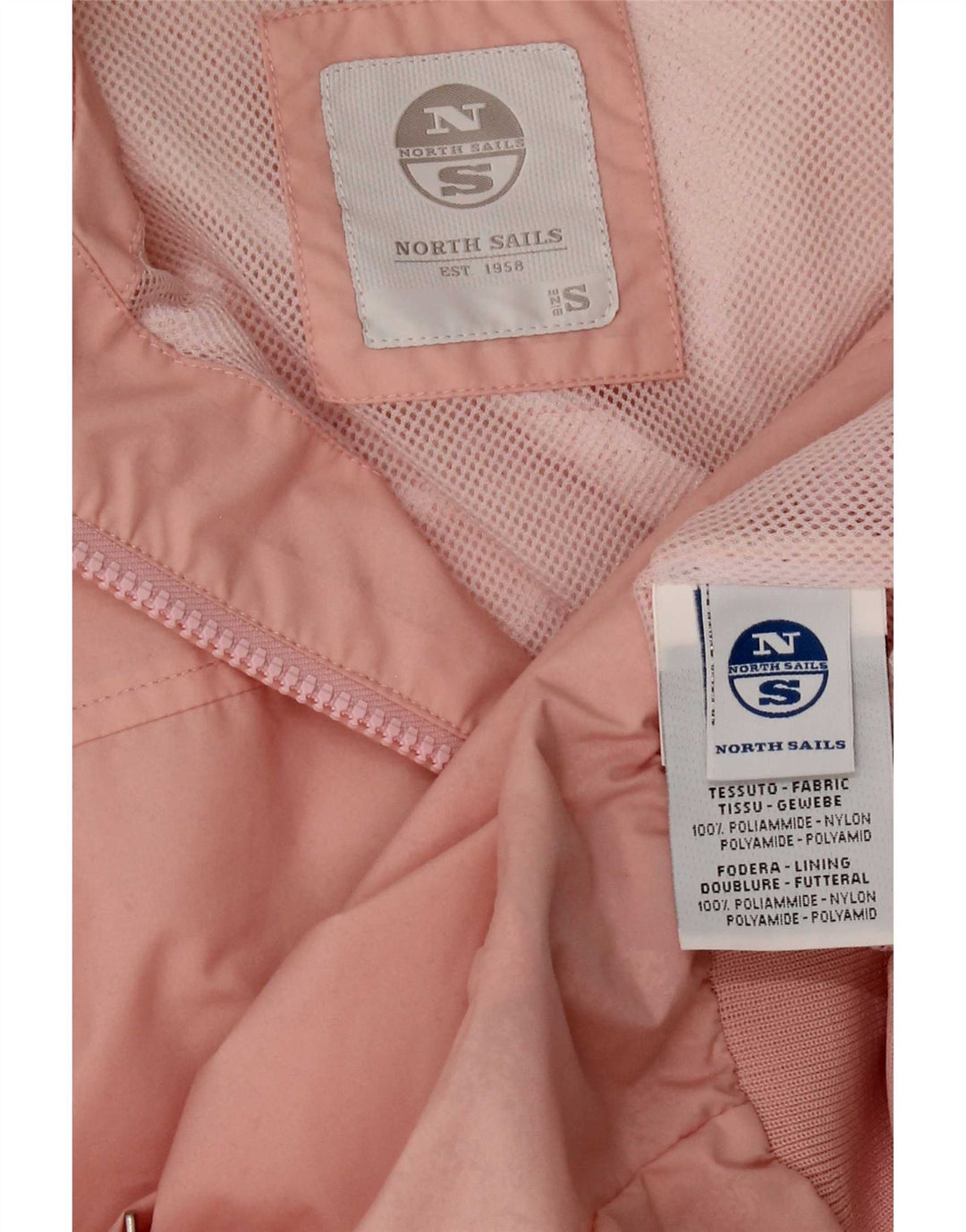 Jaqueta bomber feminina North Sails UK 10 pequena poliamida rosa