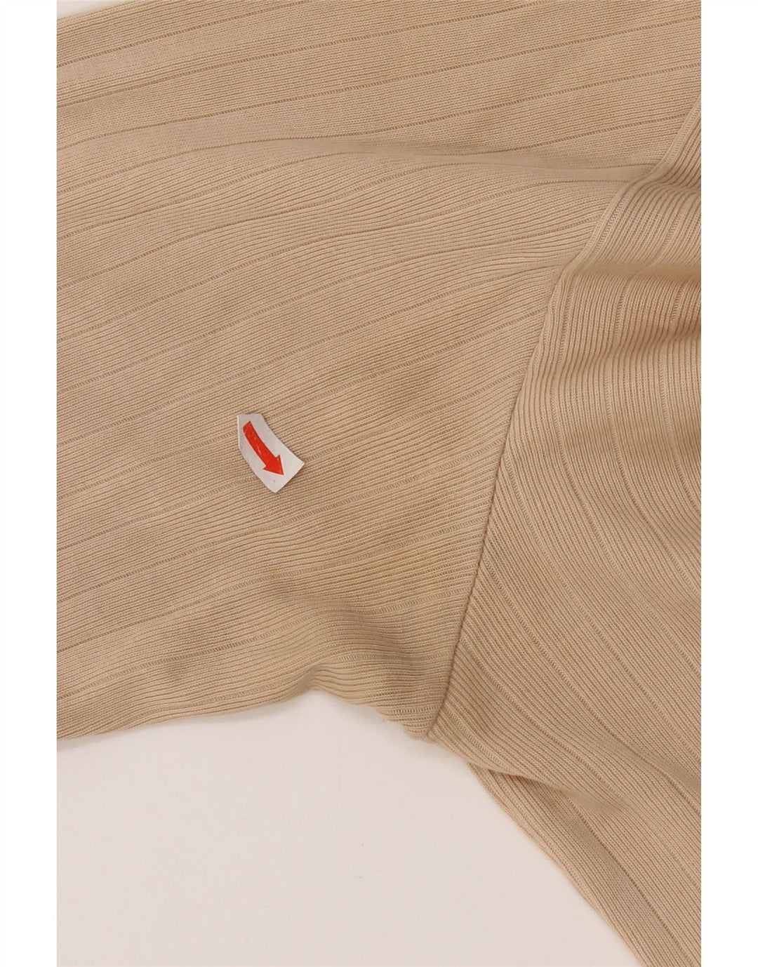 Top masculino Gas manga comprida algodão bege médio