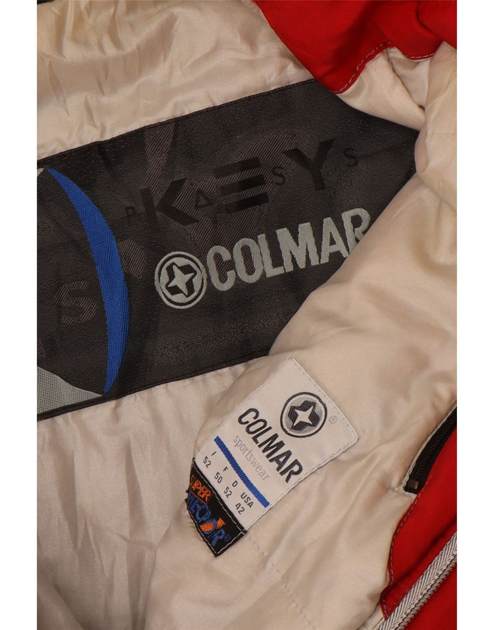 Jaqueta de esqui masculina Colmar Graphic EU 52 grande bloco colorido vermelho