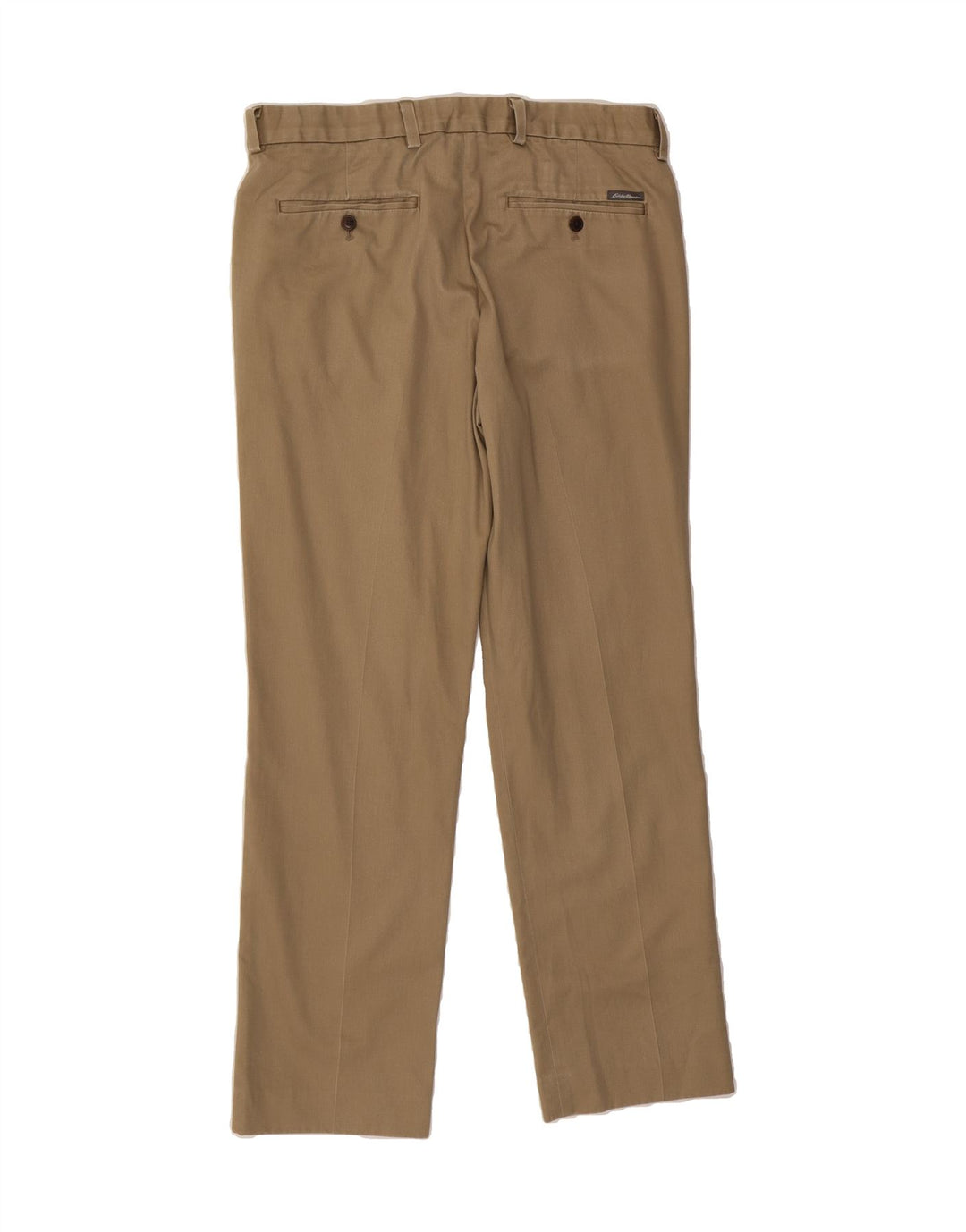 EDDIE BAUER Mens Straight Chino Trousers W32 L32 Beige Cotton Vintage Eddie Bauer and Second-Hand Eddie Bauer from Messina Hembry 