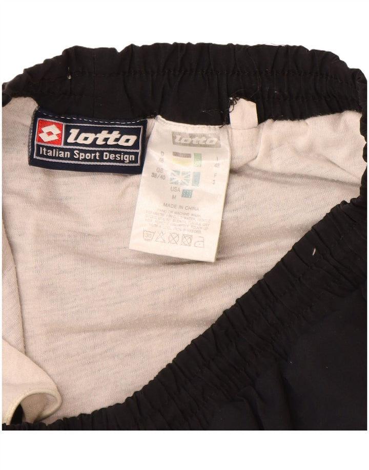 LOTTO Mens Sport Shorts UK 38/40 Médio Preto Poliamida