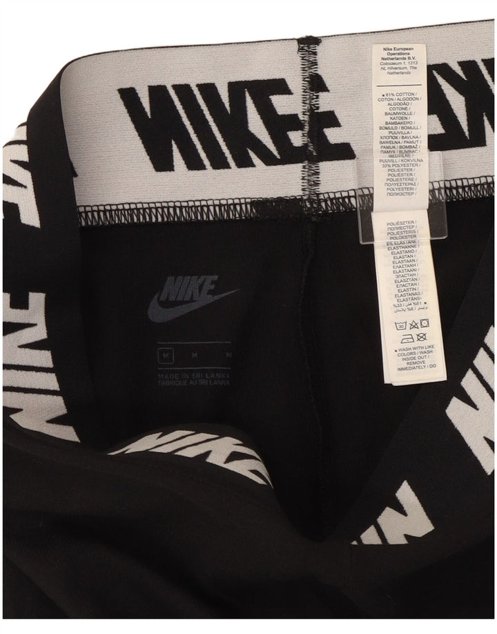 Leggings Nike Femininas Graphic UK 12 Médio Algodão Preto