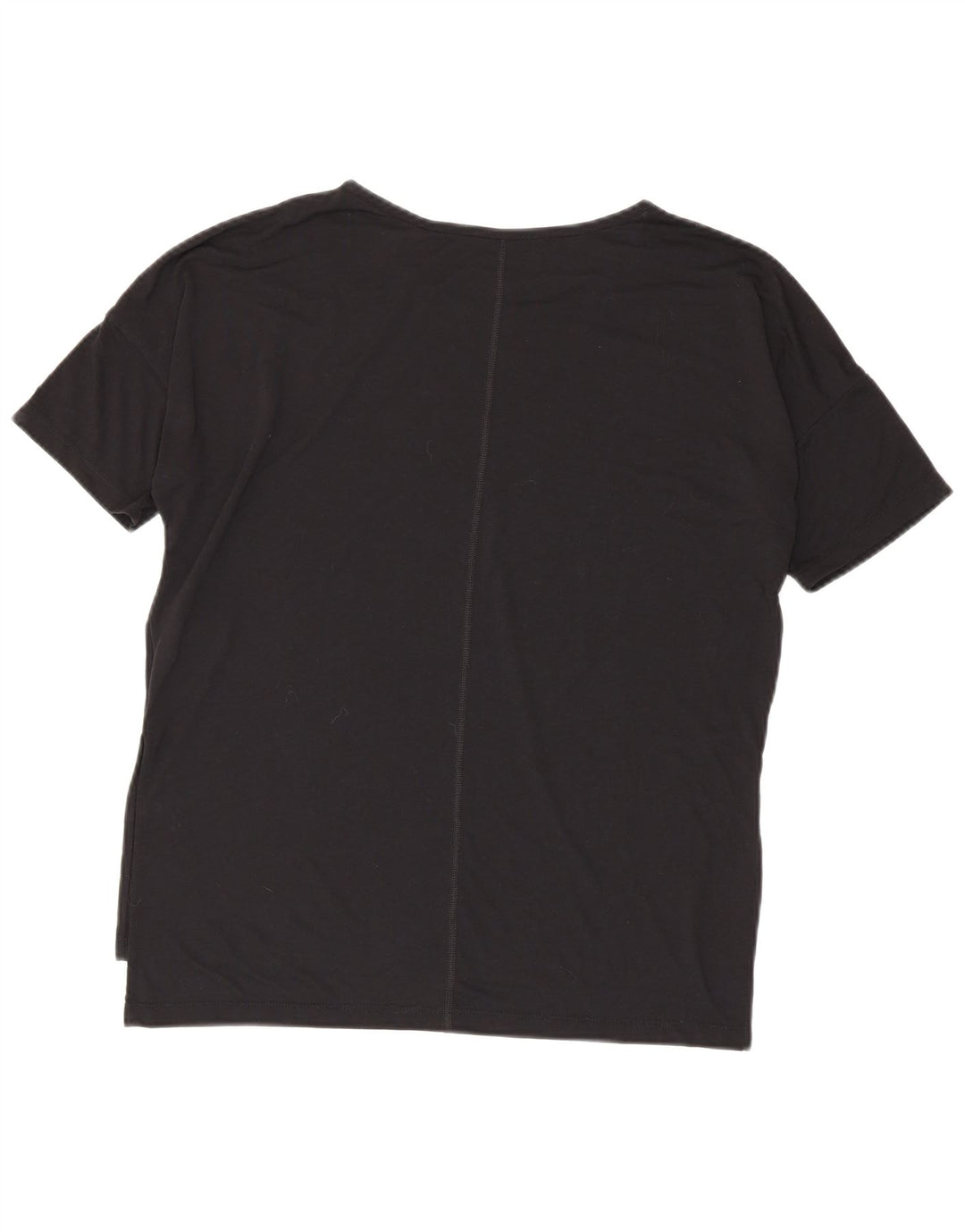 Camiseta feminina Nike Dri Fit Oversized Top UK 14 Médio Preto Poliéster