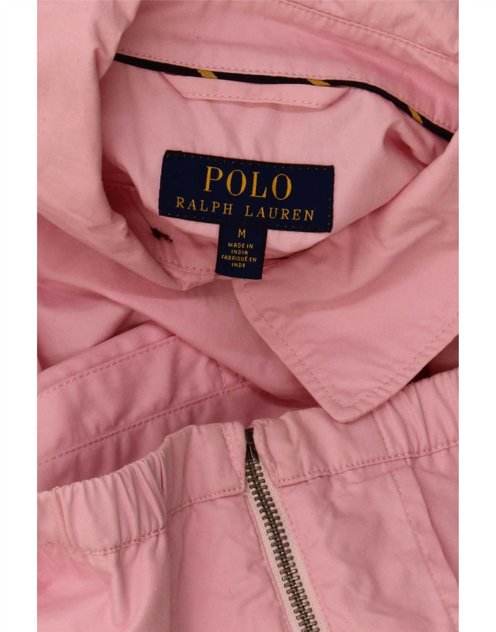 Jaqueta de chuva feminina Polo Ralph Lauren 38 rosa médio