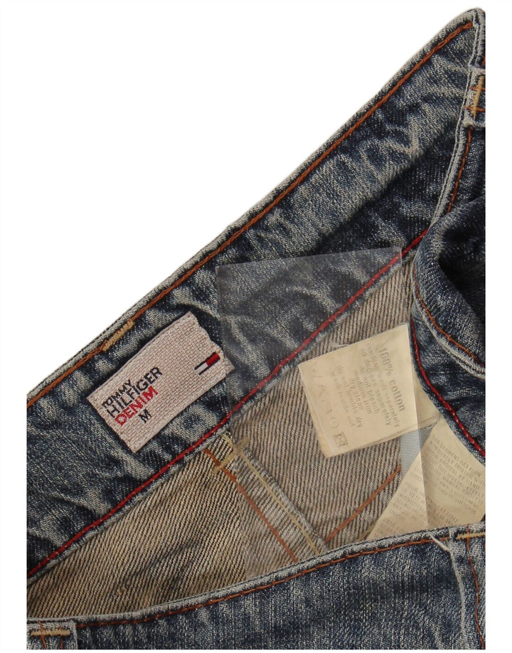 Saia jeans feminina TOMMY HILFIGER médio W30 algodão azul