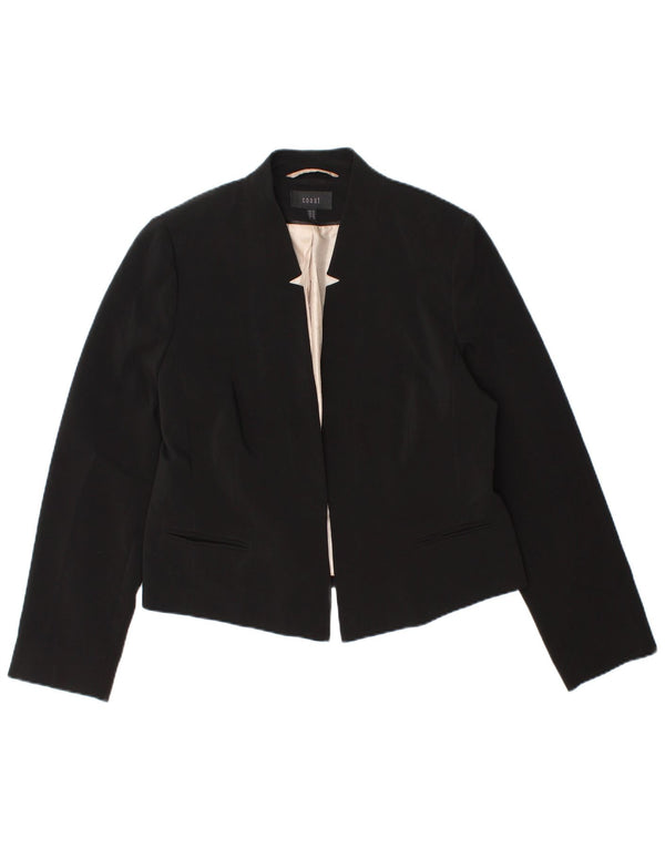 Jaqueta Blazer Feminina Coast UK 14 Grande Poliéster Preto