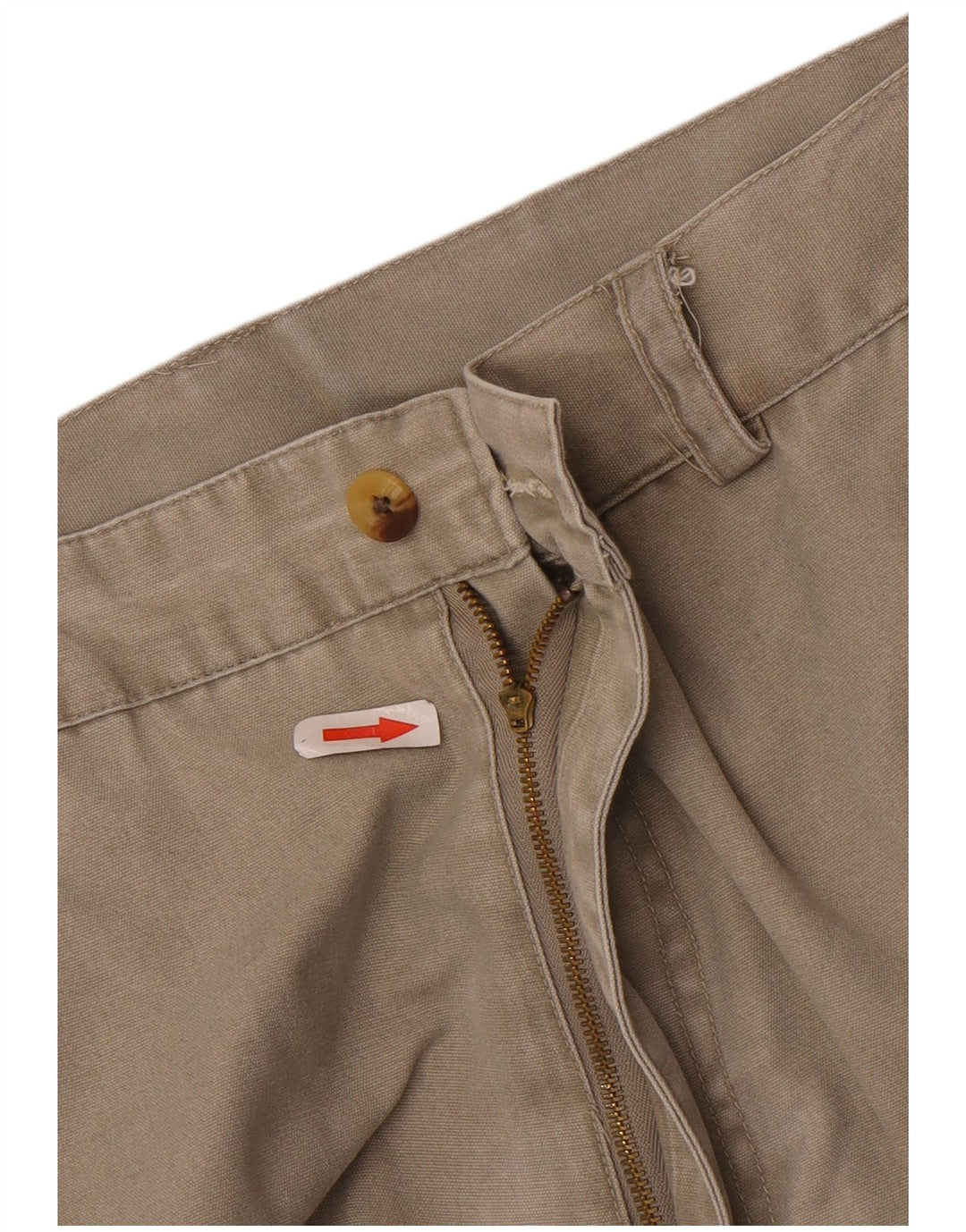 Calça cargo reta masculina vintage tamanho 40 W40 L27 cáqui