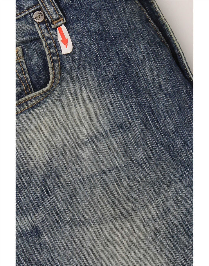 Gas Womens Slim Jeans W30 L31 Azul Algodão