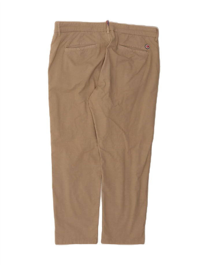 COLMAR Womens Tapered Chino Trousers IT 54 3XL W36 L28 Brown Cotton Vintage Colmar and Second-Hand Colmar from Messina Hembry 