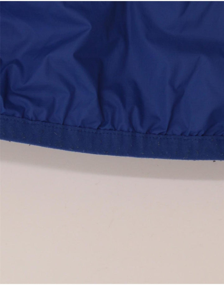 Jaqueta corta-vento com capuz K-Way Boys 11-12 anos azul poliamida