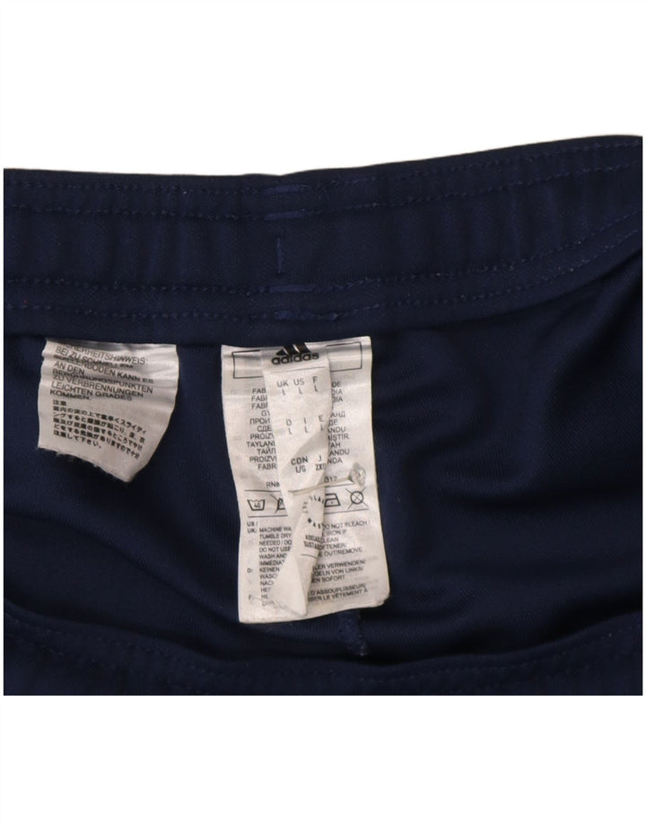Calça de treino masculina Adidas Aeroready grande poliéster azul marinho