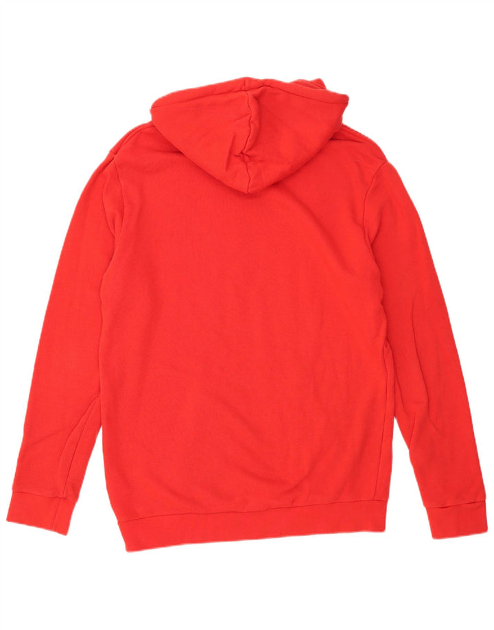 Adidas Mens Graphic Hoodie Jumper Médio Algodão Vermelho
