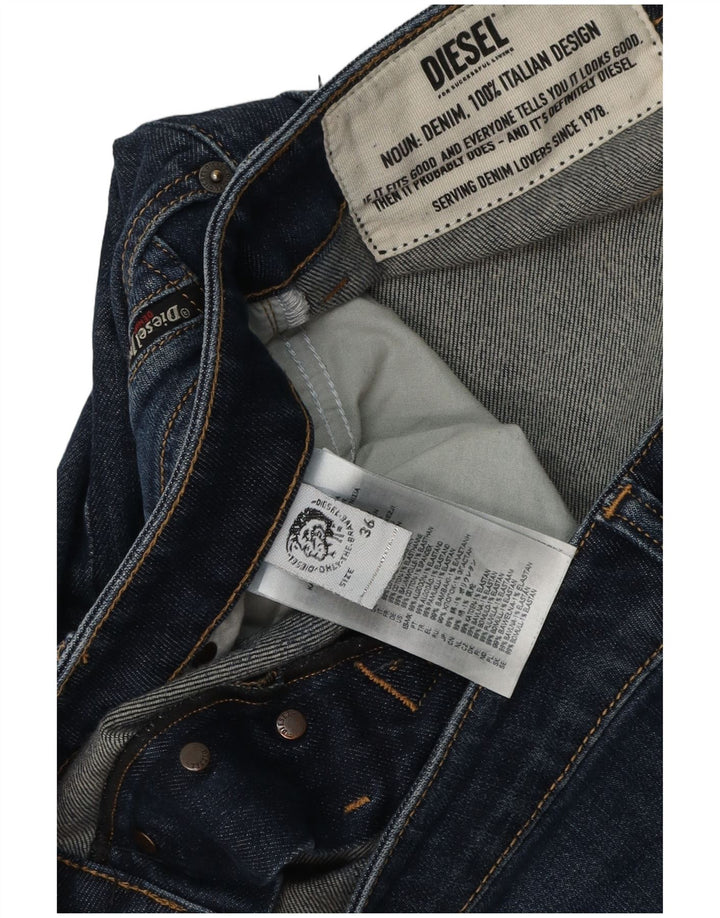 Diesel Mens D-Strukt Jeans retos W36 L32 algodão azul