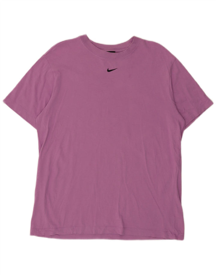 Camiseta masculina NIKE Top Pequeno Roxo Algodão