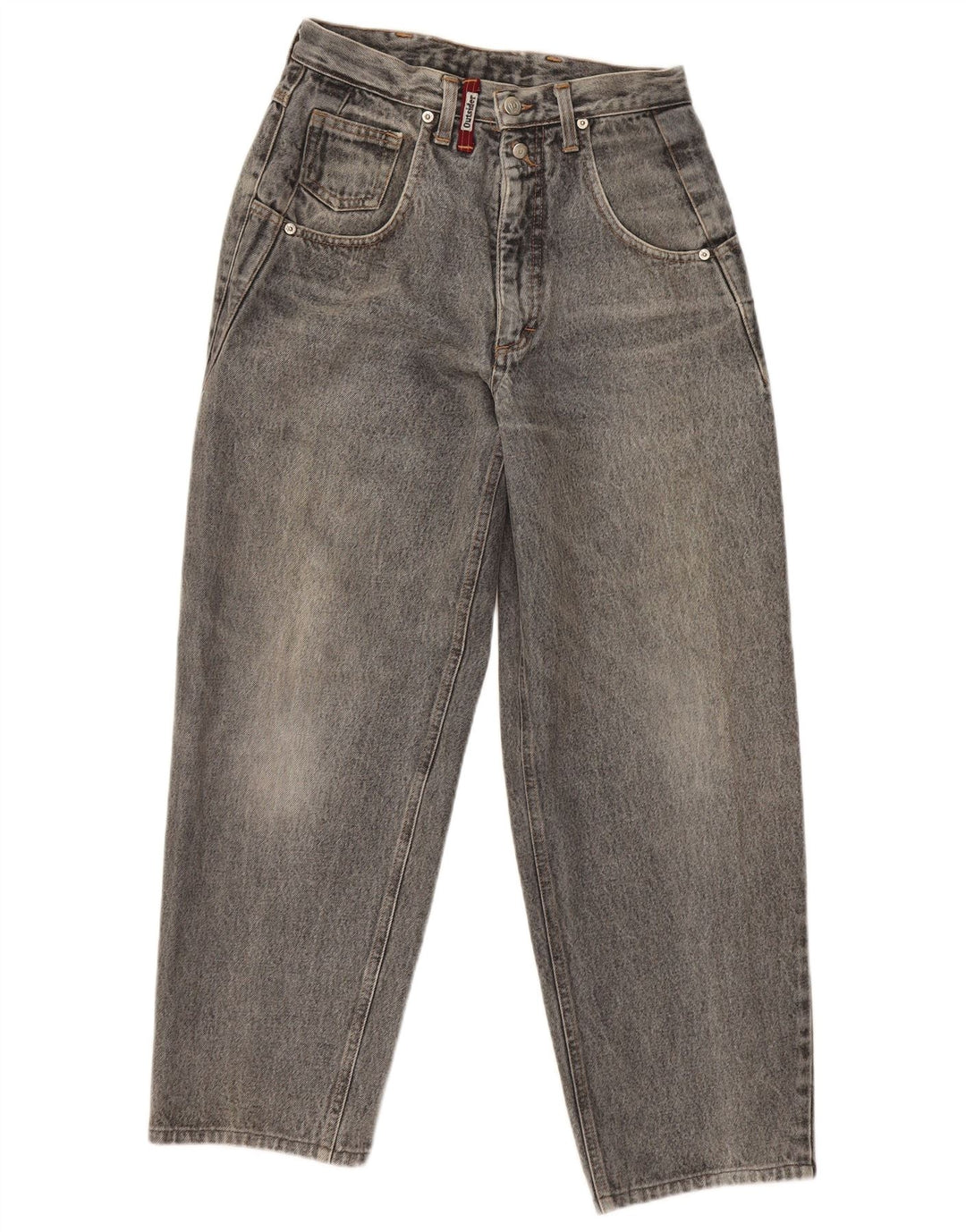 OUTSIDER Calça jeans masculina cônica W31 L27 algodão cinza