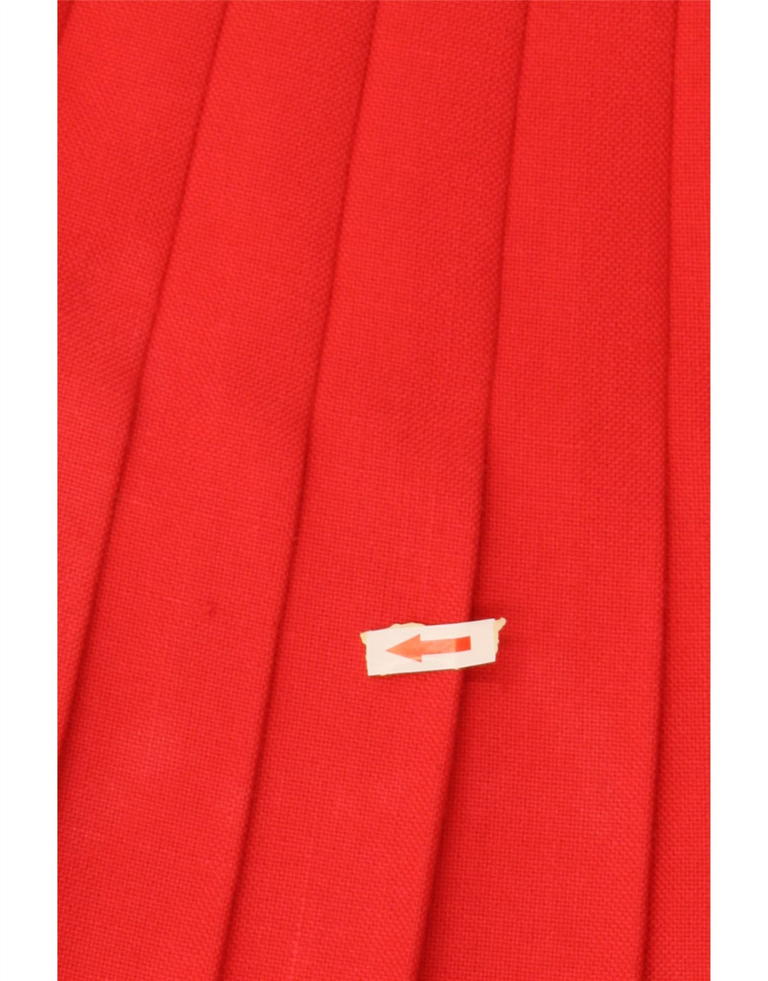 Saia plissada feminina VINTAGE IT 36 XS W24 vermelha