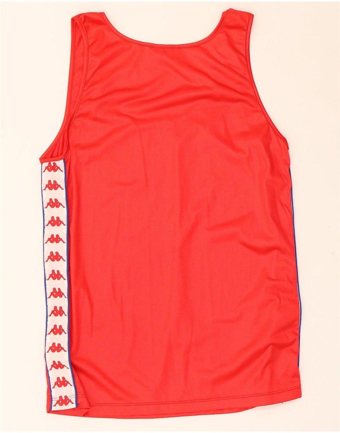 Conjunto gráfico feminino Kappa de 2 peças IT 46 grande bloco colorido vermelho poliamida