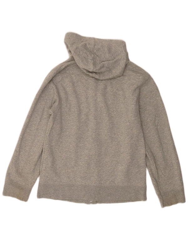 Suéter Gap Boys com capuz e zíper gráfico 13-14 anos 2XL algodão cinza