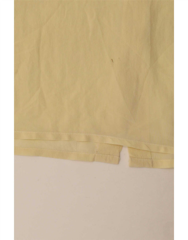 Blusa feminina Berri manga curta UE 38 médio amarelo