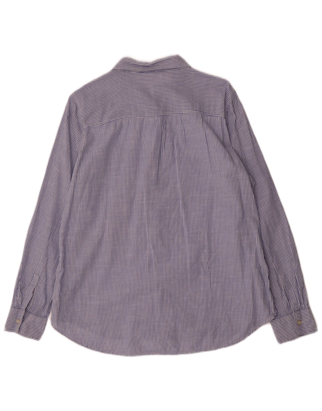 Camisa feminina Gap tamanho 16 grande algodão listrado azul