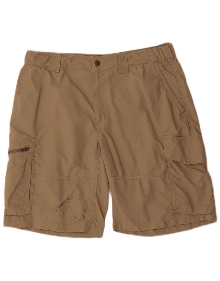 Columbia Mens Cargo Shorts W34 Grande Caqui