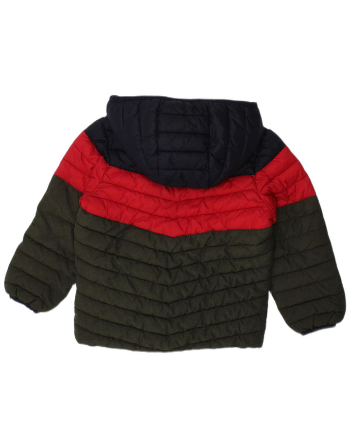 Jaqueta acolchoada Joules Boys 4-5 anos verde Colourblock poliamida