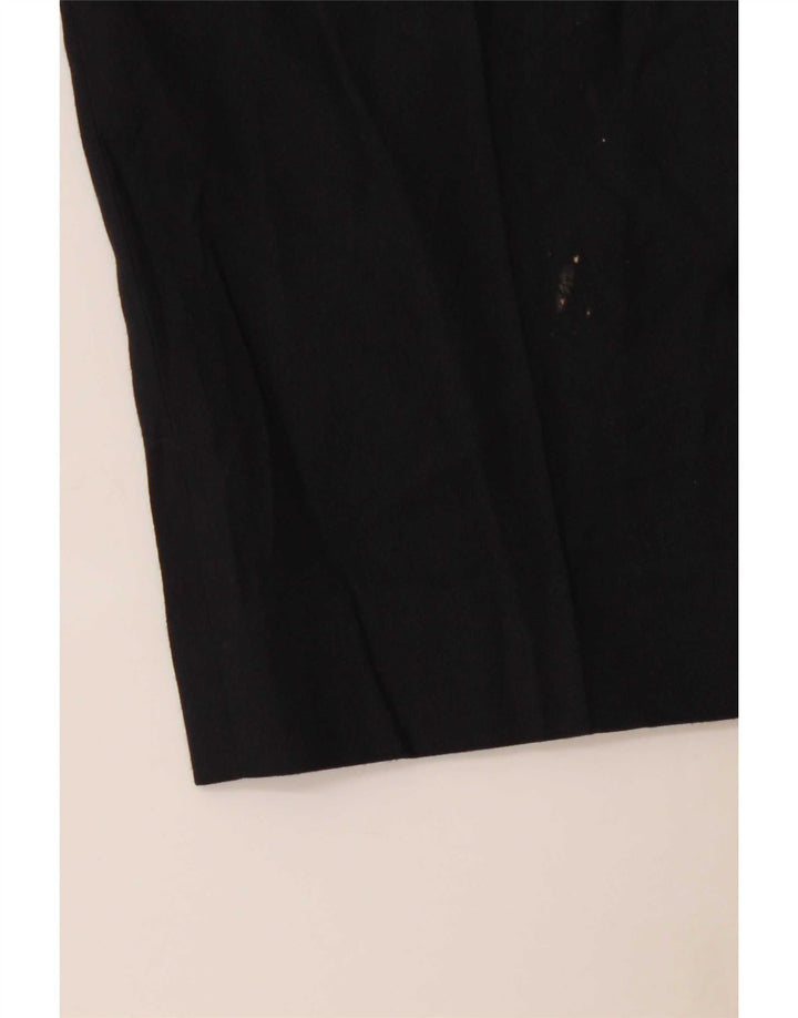 Calça feminina Marks & Spencer Slim Suit W32 L33 azul marinho poliéster