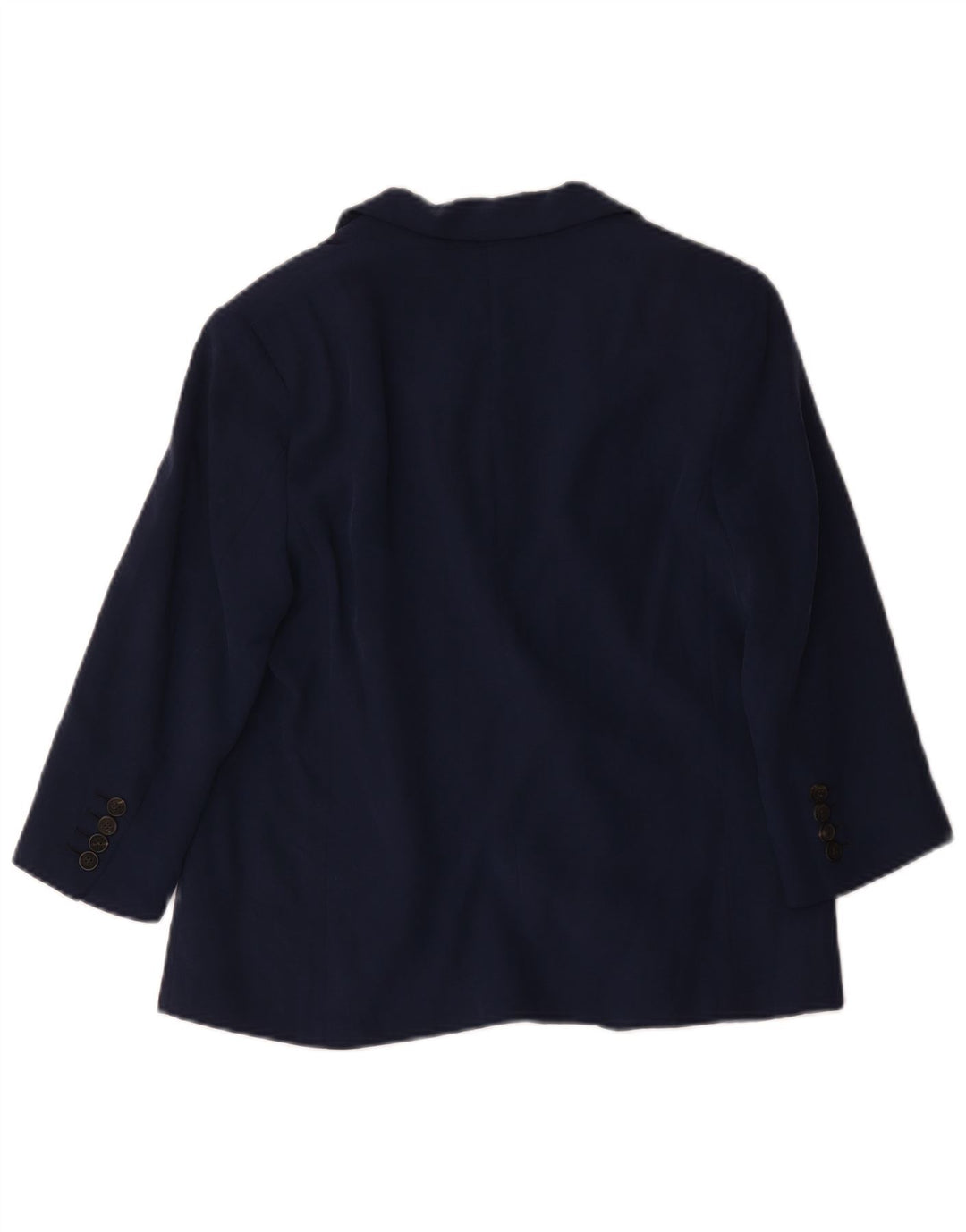 Zara Jaqueta Blazer Feminina Manga 3/4 Aberta Reino Unido 14 Médio Azul Marinho