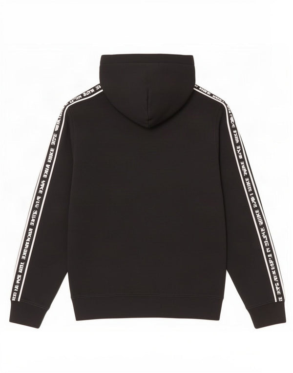 Nike Mens Graphic Hoodie Jumper XS Algodão Preto