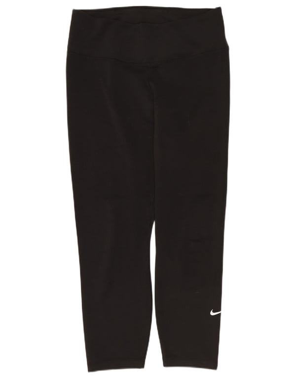 Leggings Nike Dri Fit Feminina UK 12 Médio Preto