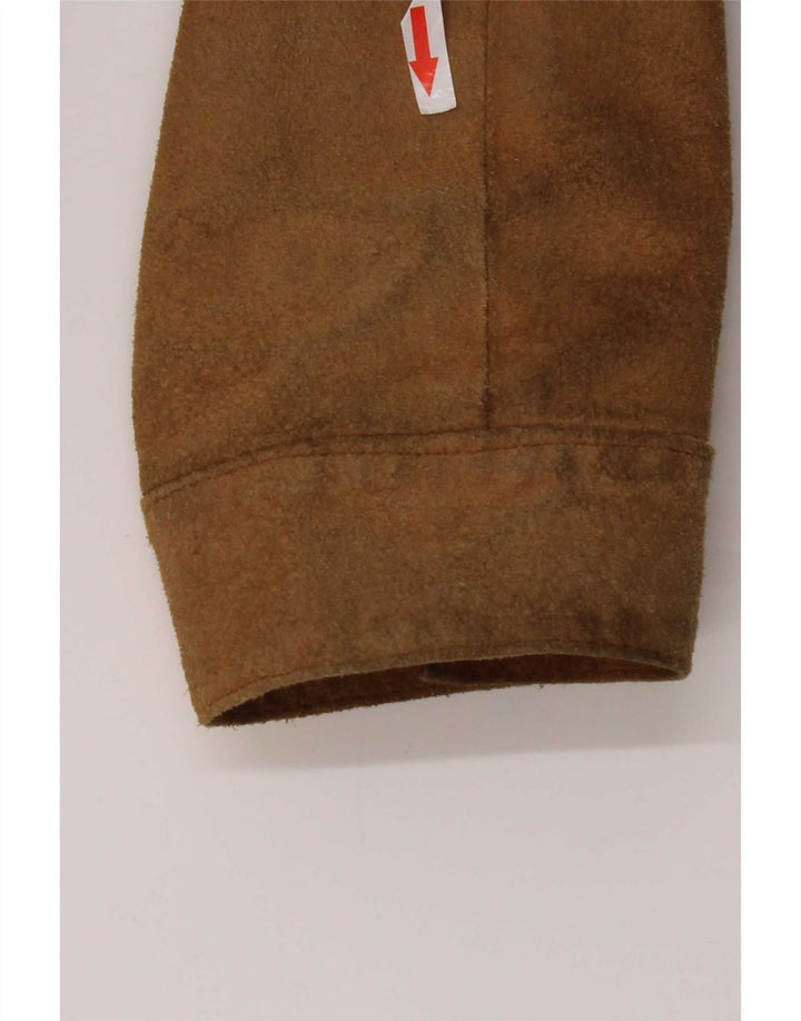 Jaqueta masculina de camurça Conbipel IT 56 2XL couro bege