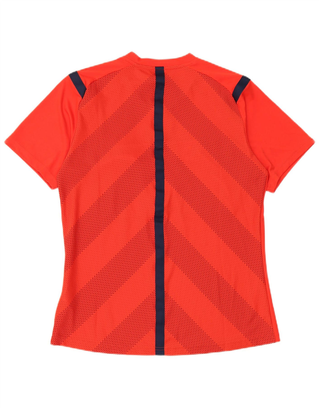 Adidas Meninos Climacool Camiseta Top 15-16 Anos Grande Listrado Vermelho Poliéster