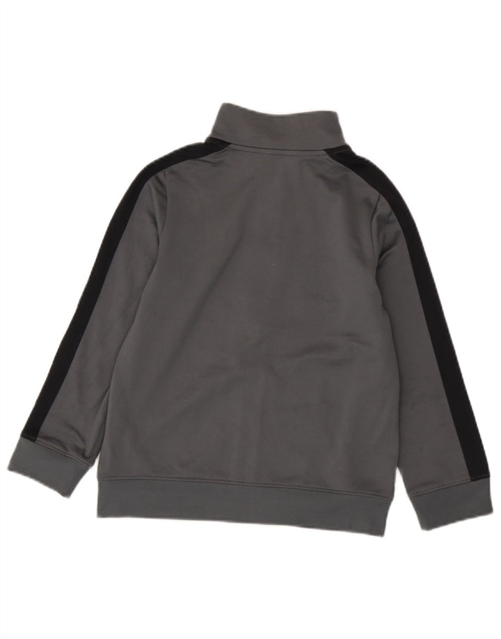 Under Armour Boys Tracksuit Top Jacket 7-8 anos pequeno cinza colorblock