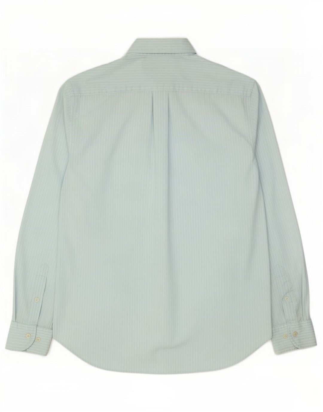 Camisa masculina Woolrich de algodão listrado azul grande
