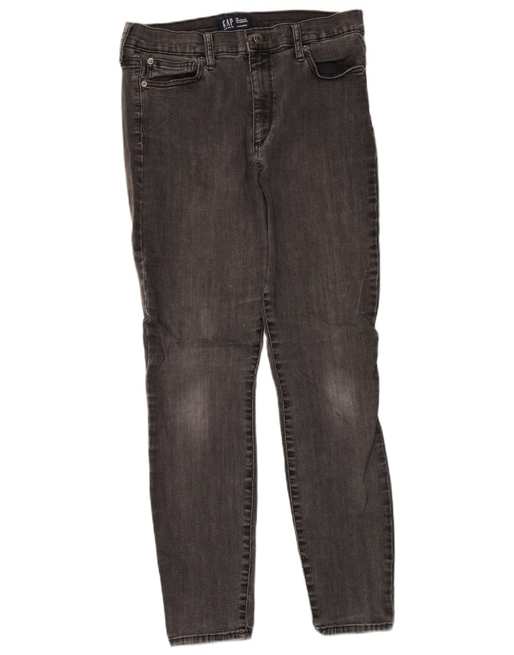 Jeans femininos Gap Standard Regular Skinny W30 L28 Algodão Cinza