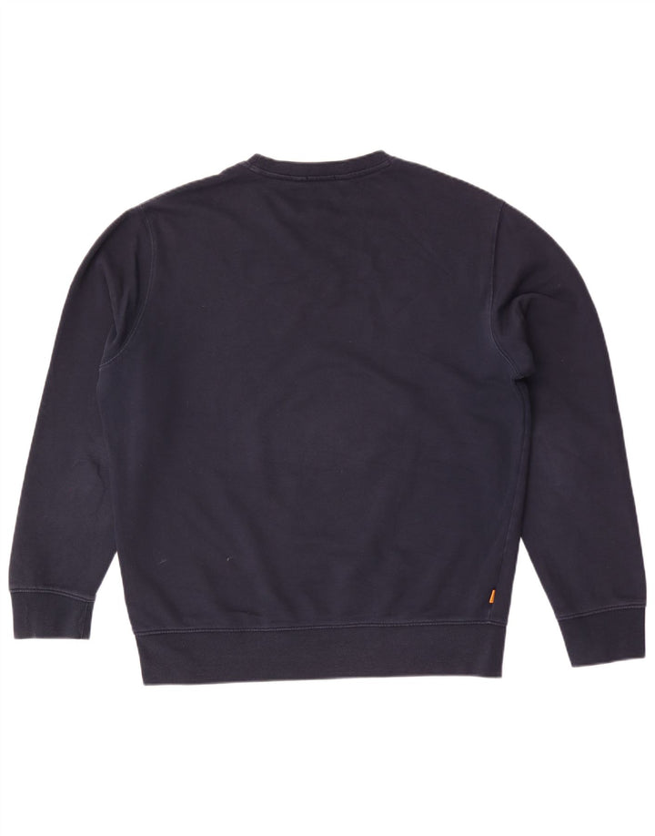 Suéter masculino Timberland Graphic Regular Fit grande azul marinho