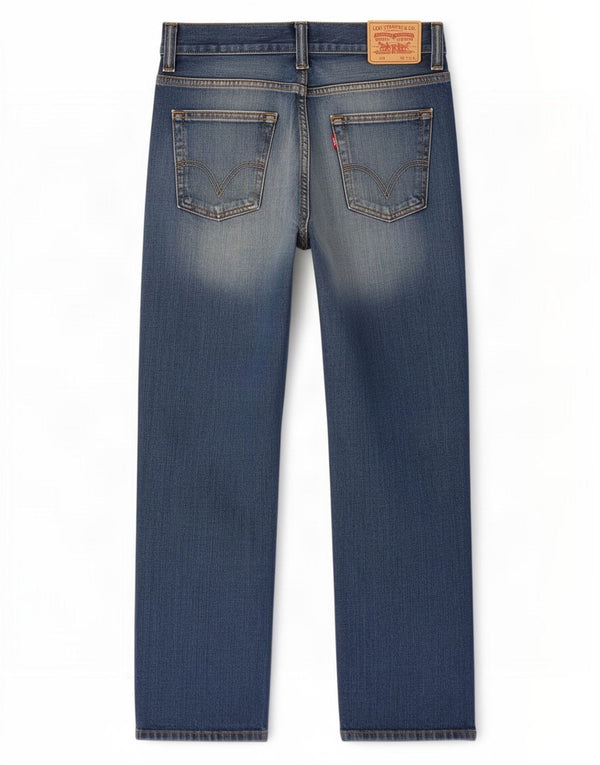 Levi's Masculino 506 Straight Jeans W34 L31 Azul Algodão
