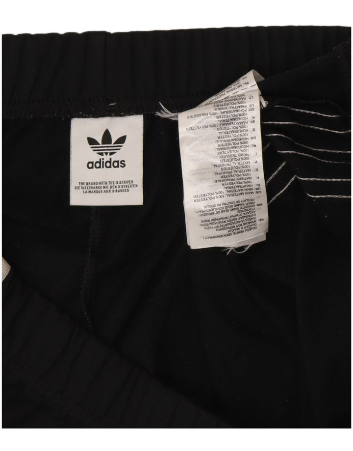 Shorts esportivos femininos Adidas grande poliéster preto