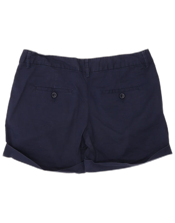 Shorts Chino feminino Benetton W30 médio azul marinho