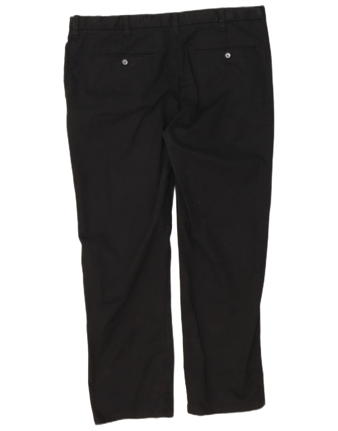 Calça Chino Masculina Marks & Spencer Regular Fit W38 L29 Algodão Preto